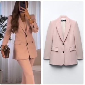 Zara NWT fitted seamed blazer